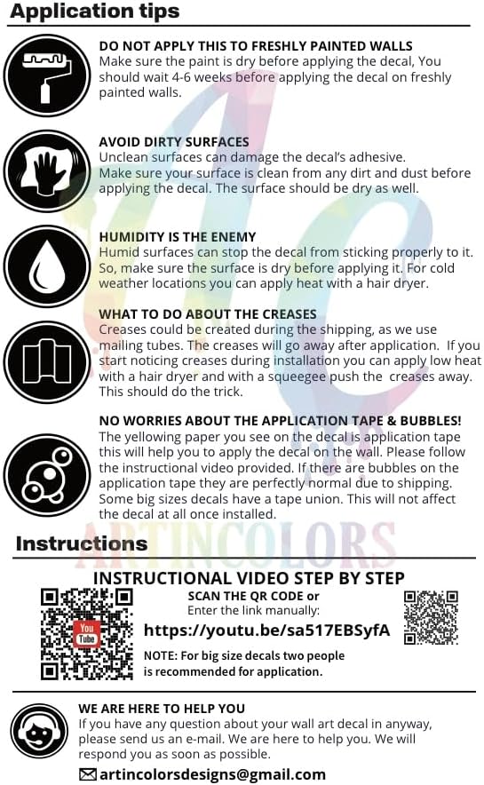 Watercolor Animal Wall Decals Hippo Owl Raccoon Meerkat Wall Stickers Removable Cartoon Animal Wall Decals Decor for Baby Nursery Playroom Bedroom Classroom Kindergarten WH38 (Extra Large)