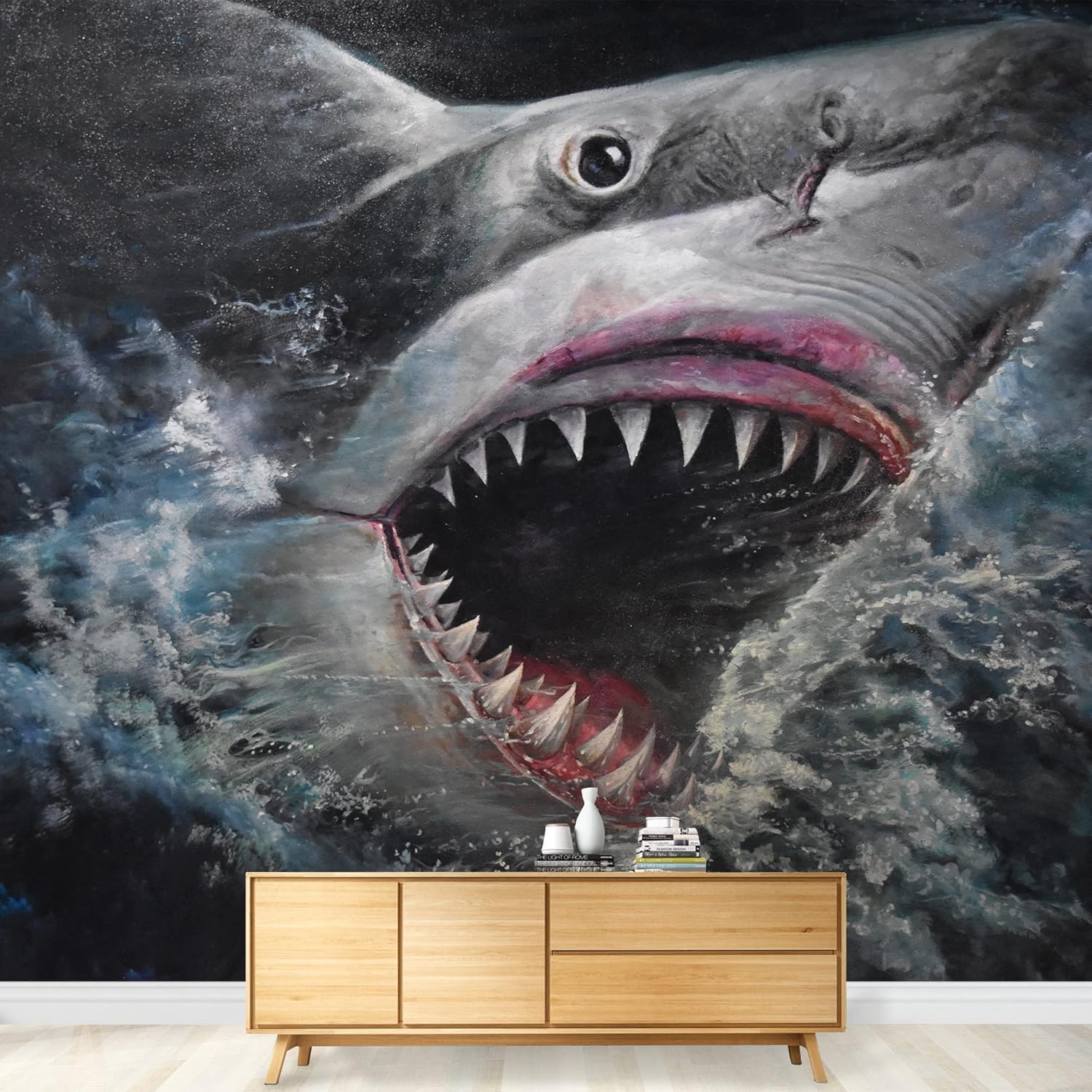 wall26 Removable Wall Sticker/Wall Mural African Field Safari Wild Zebras Animals Nature Photography Realism Decorative Landscape Relax/Calm Rustic Scenery for Living Room, Bedroom, Office - 66"x96"