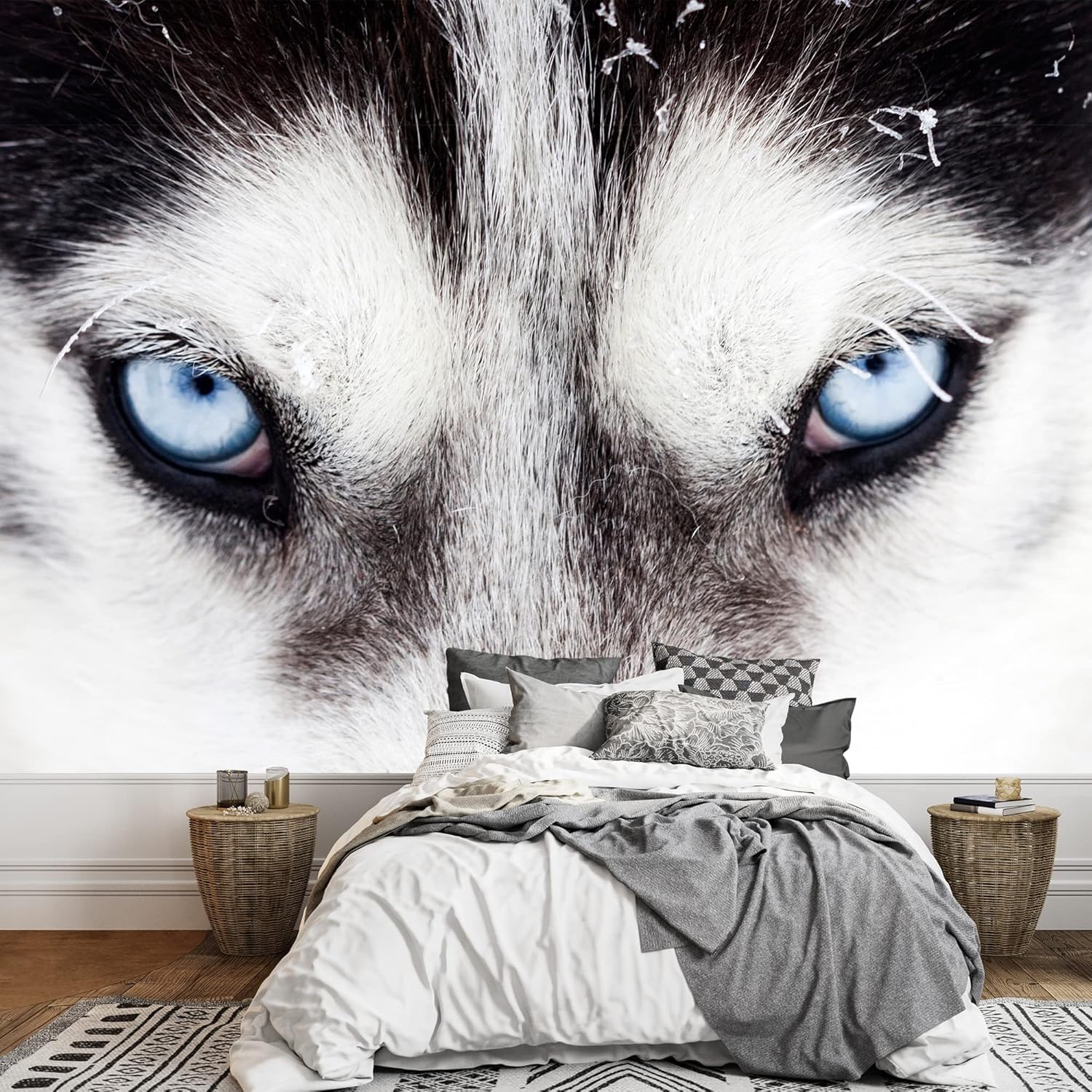 wall26 Removable Wall Sticker/Wall Mural African Field Safari Wild Zebras Animals Nature Photography Realism Decorative Landscape Relax/Calm Rustic Scenery for Living Room, Bedroom, Office - 66"x96"